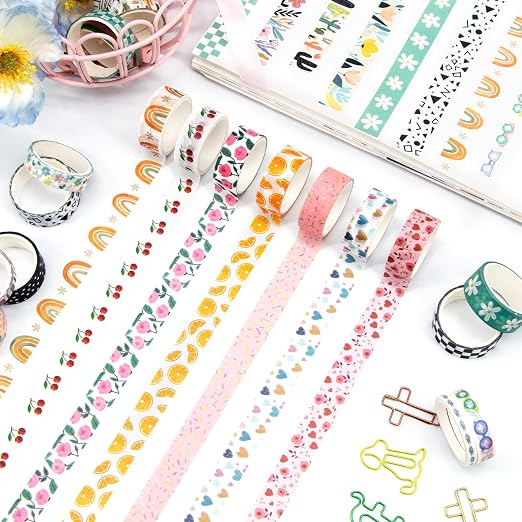 55 Rolls Holiday Washi Tape Set - Image 3