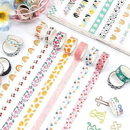 55 Rolls Holiday Washi Tape Set - Image 3