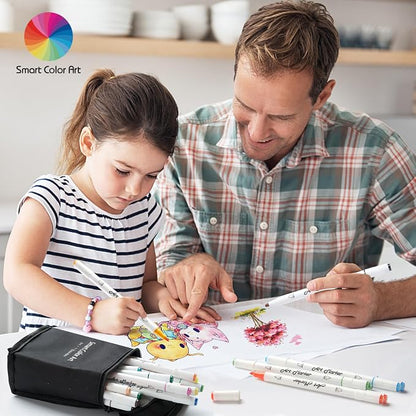 Smart Color Art Art Markers, 44 Coloring Markers and 1 Blender, 45 Pack Alcohol - Image 6