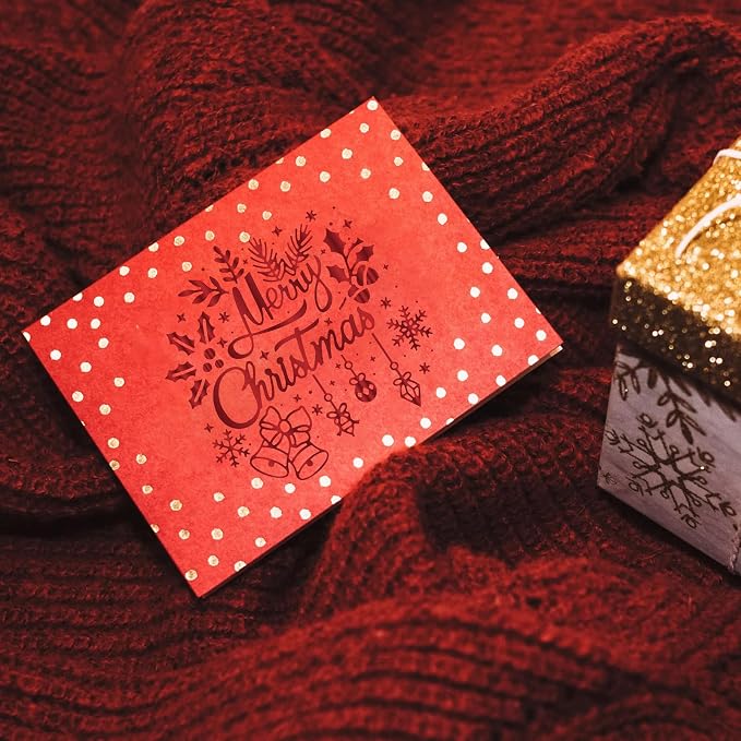 ORIGACH 2 PCS Merry Christmas Hot Foil Plate - Image 4