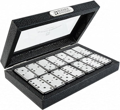 Bucher&Rossini Metal Surface Dominoes Set Double 6 - Image 2
