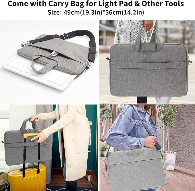 TOHETO A3 Light Board with Bag for Diamond Painting, Super Bright Magnetic - Image 2