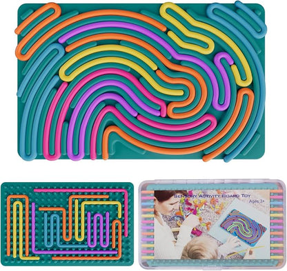 Sensory Fidget Toys for Kids Toddler Boys, Sensory Activity Board for Stress by Spkwis