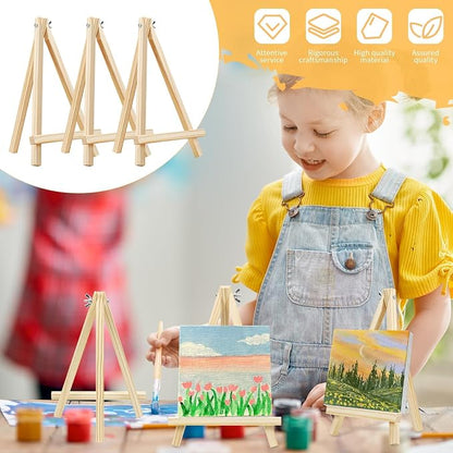 TKOnline 10PCS 9 Inch Wood Easels, Easel Stand - Image 5