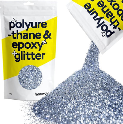 Hemway Polyurethane & Epoxy Resin Glitter 100g / 3.5oz Metallic Crystal Flake by Hemway