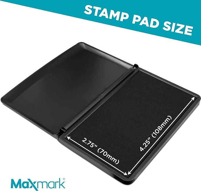 MaxMark Large Black Stamp Pad - Image 3