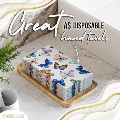 Trendables Butterfly Napkins for decoupage 200 Pcs 3 Ply Butterfly paper - Image 4