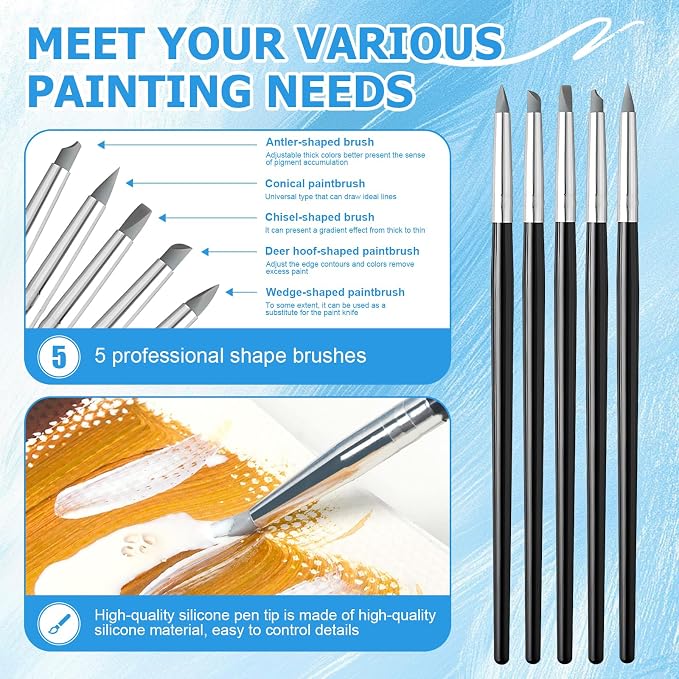 WANJAO Masking Fluid for Watercolor Painting, Liquid Masking Tape - Image 3