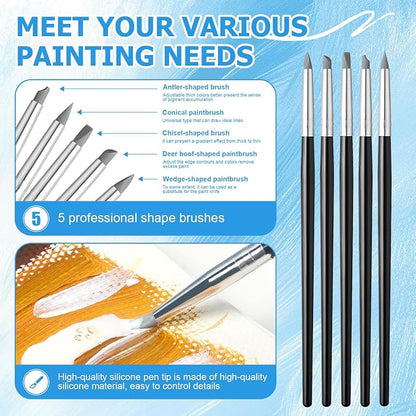 WANJAO Masking Fluid for Watercolor Painting, Liquid Masking Tape - Image 3