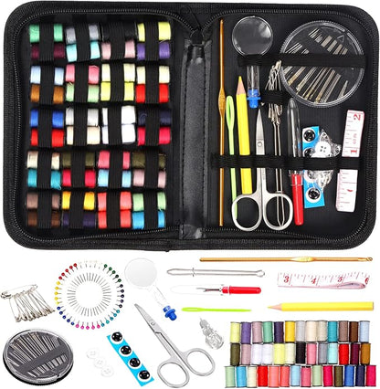 Rustark 134Pcs Sewing Kit with Portable Bag, Premium Sewing Supplies Kit by Rustark