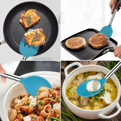Silicone Spatula Spoon Set, BPA Free Kitchen Turners - Image 5