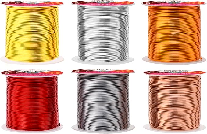 Mandala Crafts 20 Gauge Anodized Aluminum Craft Wire by MandalaCrafts