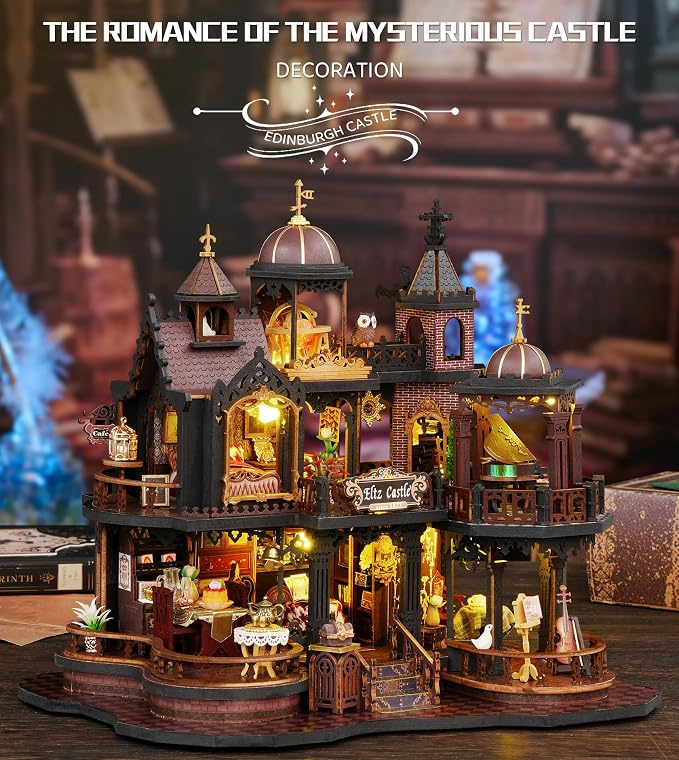 DIY Dollhouse Miniature House Kit, DIY Kit Mini House Model, 1:24 Scale - Image 4