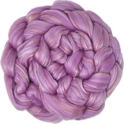Merino Silk Luxe Tonal Designer Blend. Superfine Merino, Mulberry Silk by LivingDreamsYarn
