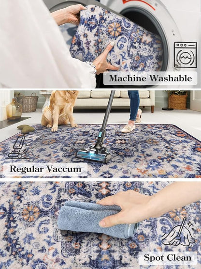 Lahome Runner Rugs for Hallway 2'8"x8', Kitchen Runner Rugs Non Skid Washable - Image 6