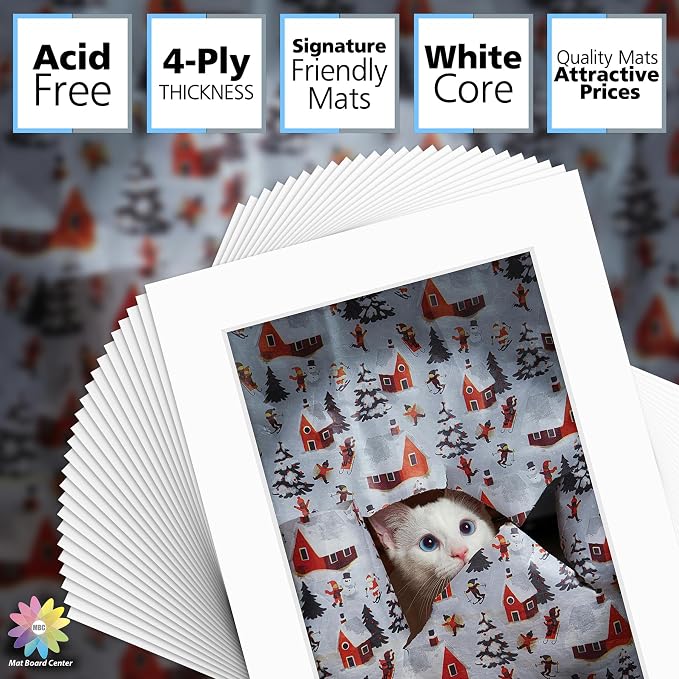 Mat Board Center, 5x7 for 4x6 White Mats - Image 2
