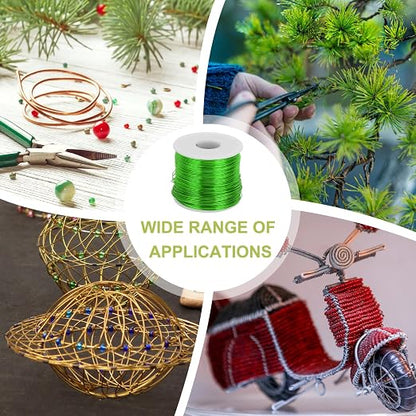 MECCANIXITY 20 Gauge Anodized Aluminum Craft Wire Bendable Bonsai Training Wire - Image 6