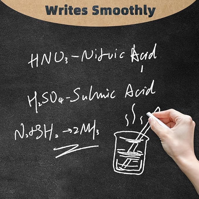 White Chalk 100PCS, Chalkboard Chalks - Image 3