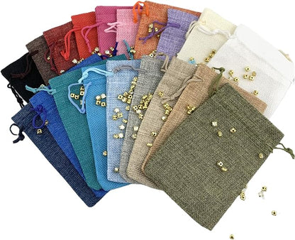 Palmhomee Pack of 20 Burlap Gift Bags - Image 4