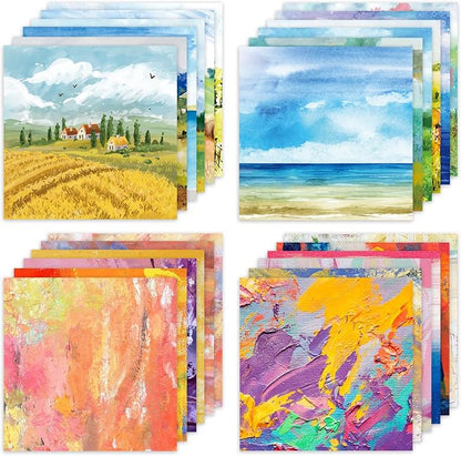 48 Sheets 24 Designs Scrapbook Paper Pad, Scrapbooking DIY Decorative - Image 5