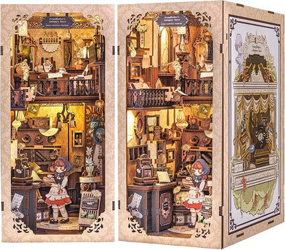 Fsolis Book Nook Kit, DIY Miniature Dollhouse Kit by FsolisDIYDollhouse