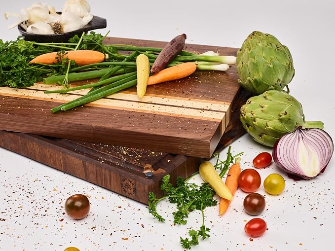Sonder Los Angeles, Large Walnut/Cherry/Maple Wood Cutting Board - Image 8