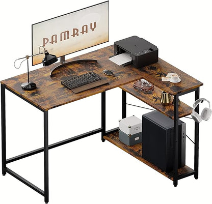 Pamray 43 Inch L Shaped Computer Desk by PAMRAY