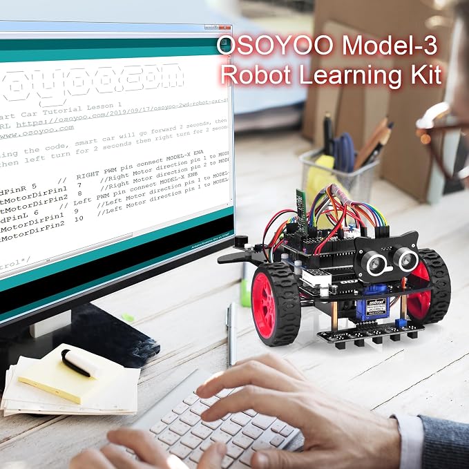 OSOYOO Smart Robot Car kit for Arduino to Learn Programming and Get Hands on - Image 5