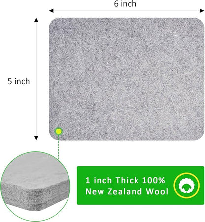YCWEI YCWEI Needle Felting Pad, 100% Natural Wool Needled Felting Mat, Thick - Image 4
