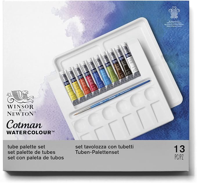 Winsor & Newton Cotman Watercolor Paint Set, 12 Colors Palette Set, 8ml Tubes - Image 3