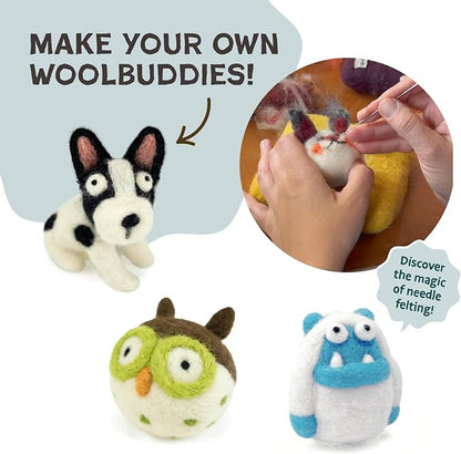 Woolbuddy Wool Felting Core Wool – Handmade Carded White - Image 6