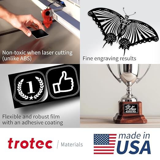 Trotec TroLase Lights | 24"x12"x1/250" | Adhesive-Backed Flexible Laser - Image 3