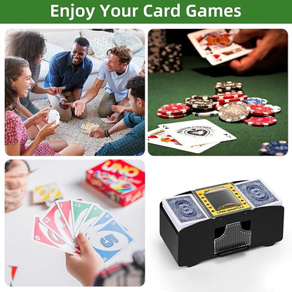Automatic Card Shuffler 1/2/4/6 Decks, Battery Operated Electric Playing Card - Image 6