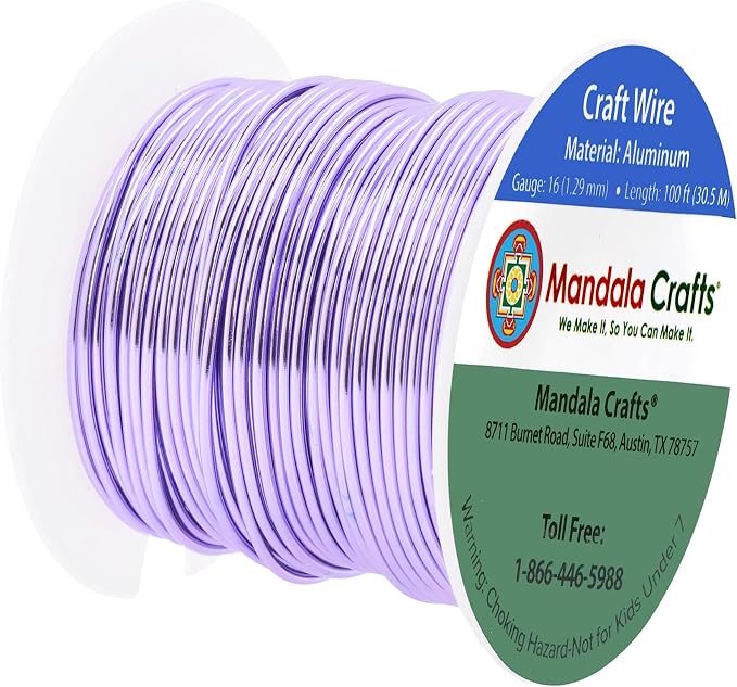 Mandala Crafts 16 Gauge Anodized Aluminum Craft Wire - Image 2