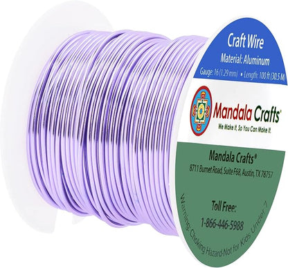 Mandala Crafts 16 Gauge Anodized Aluminum Craft Wire - Image 2