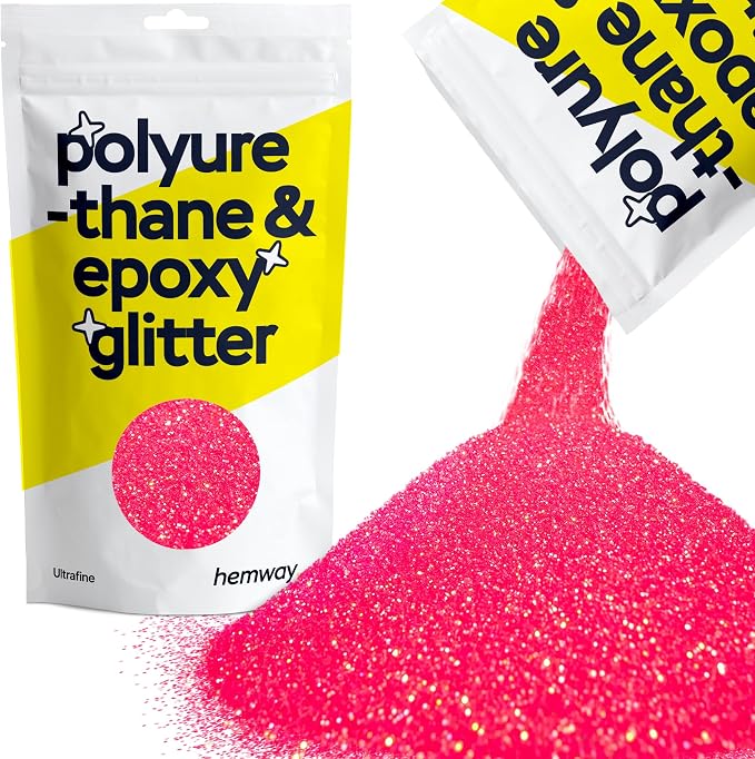 Hemway Polyurethane & Epoxy Resin Glitter 100g / 3.5oz Metallic Crystal Flake by Hemway