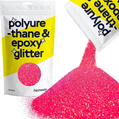 Hemway Polyurethane & Epoxy Resin Glitter 100g / 3.5oz Metallic Crystal Flake by Hemway