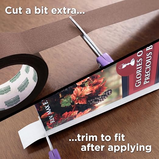 BookGuard 1-1/2 Inch Vinyl-Coated Cotton Cloth Bookbinding Repair Tape - Image 3