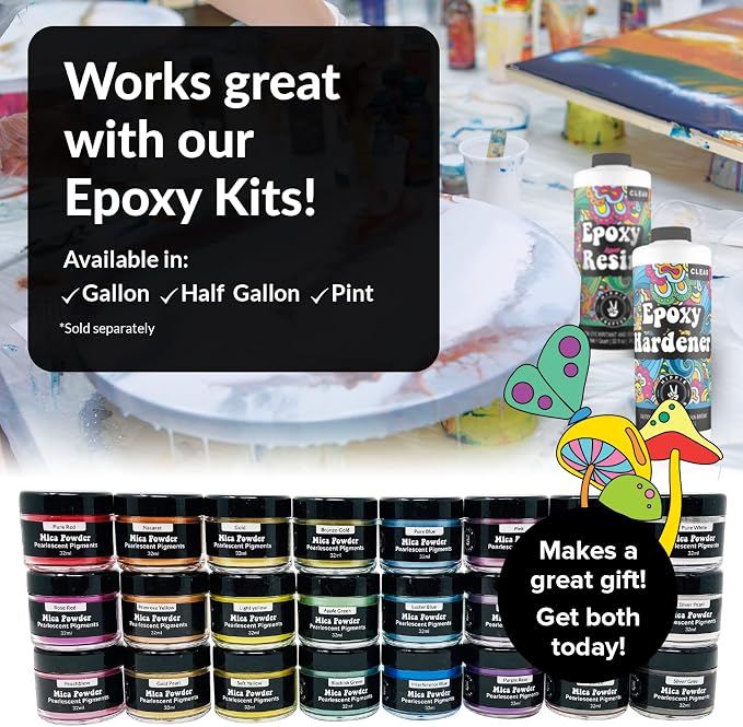 Pigment Powder for Epoxy Resin, 24 Pastel Colors, Mica Powder for Candle Dye - Image 5