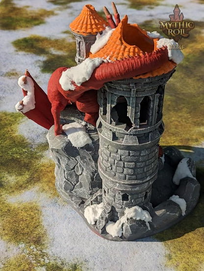 Dragon 3D Printed Dice Tower - Image 5