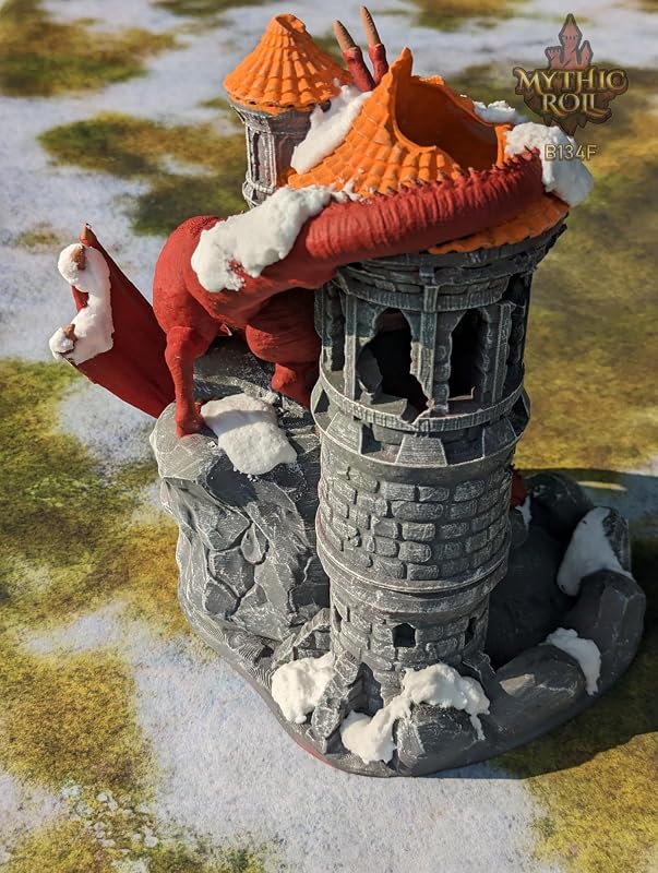 Dragon 3D Printed Dice Tower - Image 6