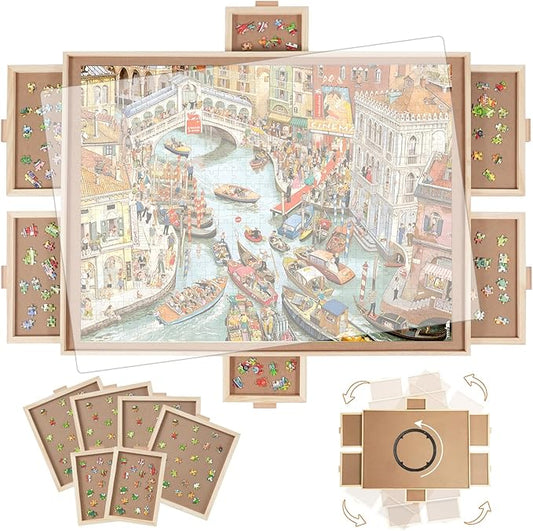 2000 Pieces Rotating Puzzle Board by Unknown