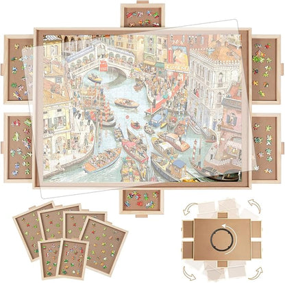 1500 Pieces Rotating Puzzle Board by Unknown
