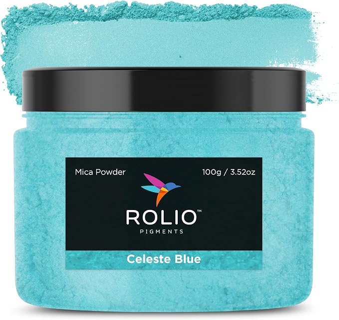 Rolio Premium Blue Mica Powder by RolioPigments