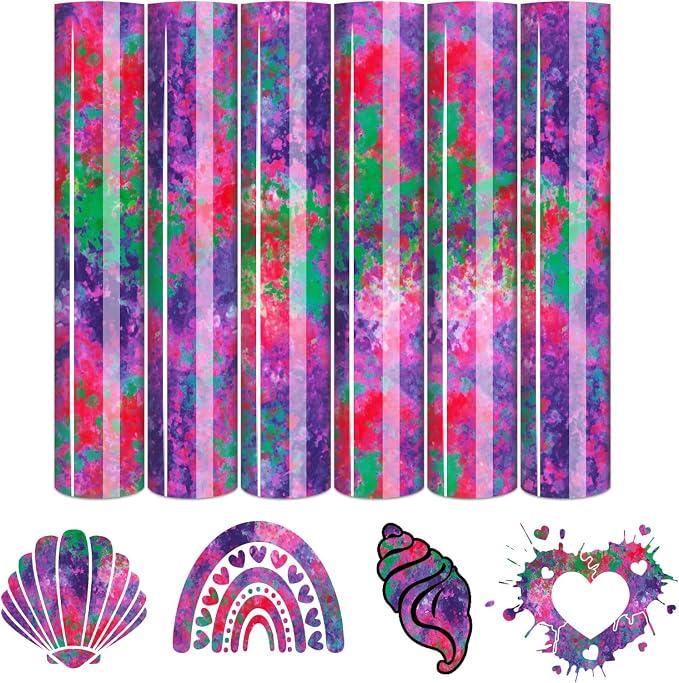 Tintnut Purple Splash Heat Transfer Vinyl by Tintnut