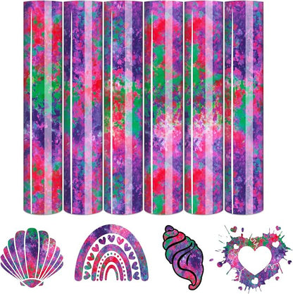 Tintnut Purple Splash Heat Transfer Vinyl by Tintnut