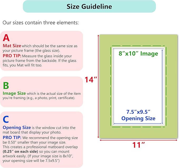 Poster Master Warm White Matboard – 4-Ply Acid-Free Picture Mat Board - Image 3