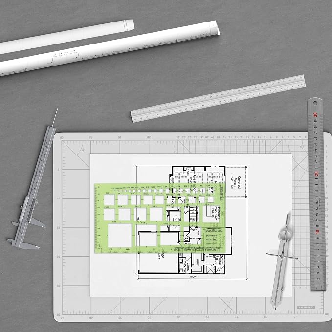 Pacific Arc Squares Template Guide, 39 Squares ranging from 1/16 inch to 1 and - Image 6