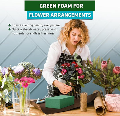 FLORABELS 6 PCS Wet Floral Foam Blocks - Image 5