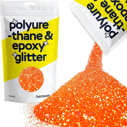 Hemway Polyurethane & Epoxy Resin Glitter 100g / 3.5oz Metallic Crystal Flake by Hemway